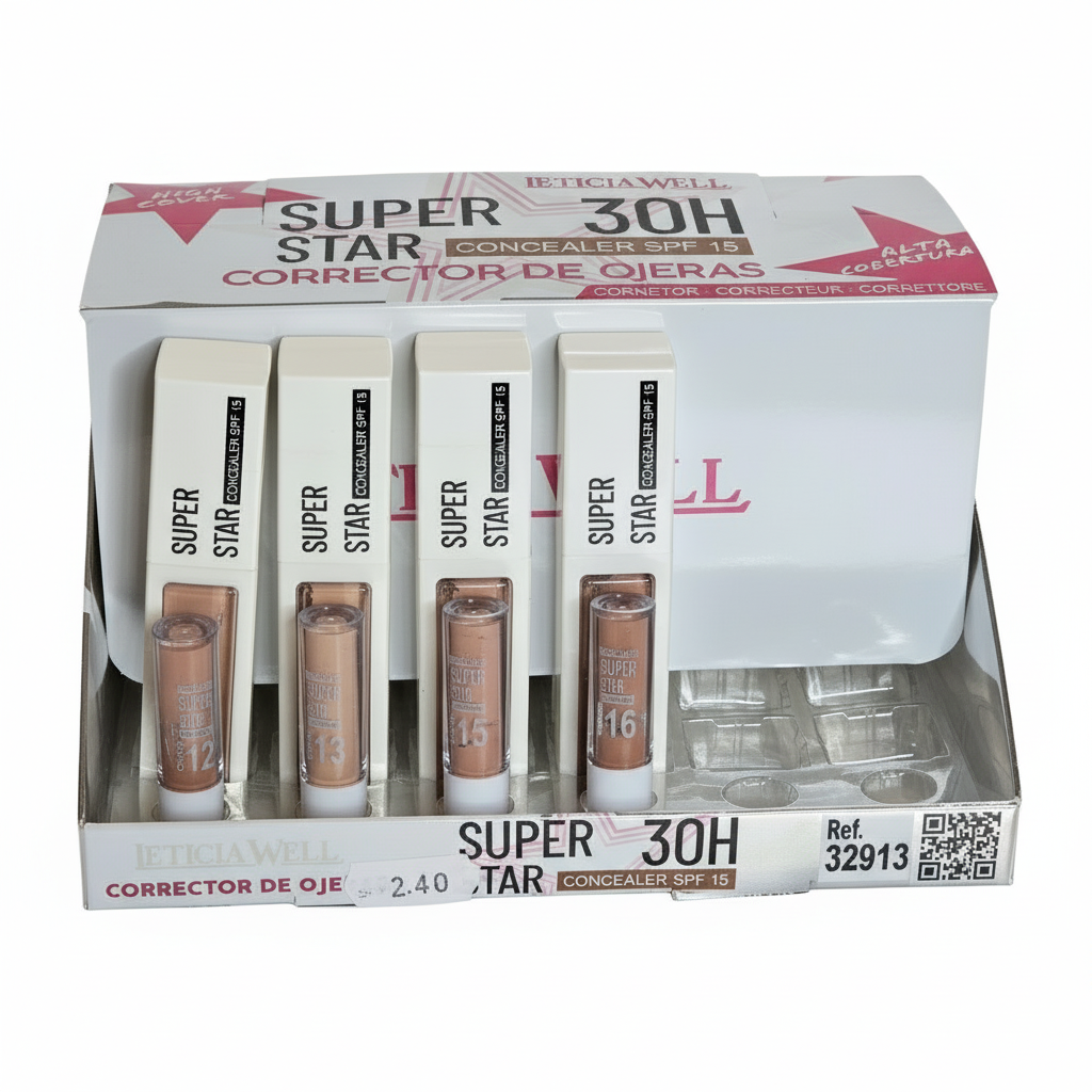 Corrector ojeras de muy alta cobertura y larga duración