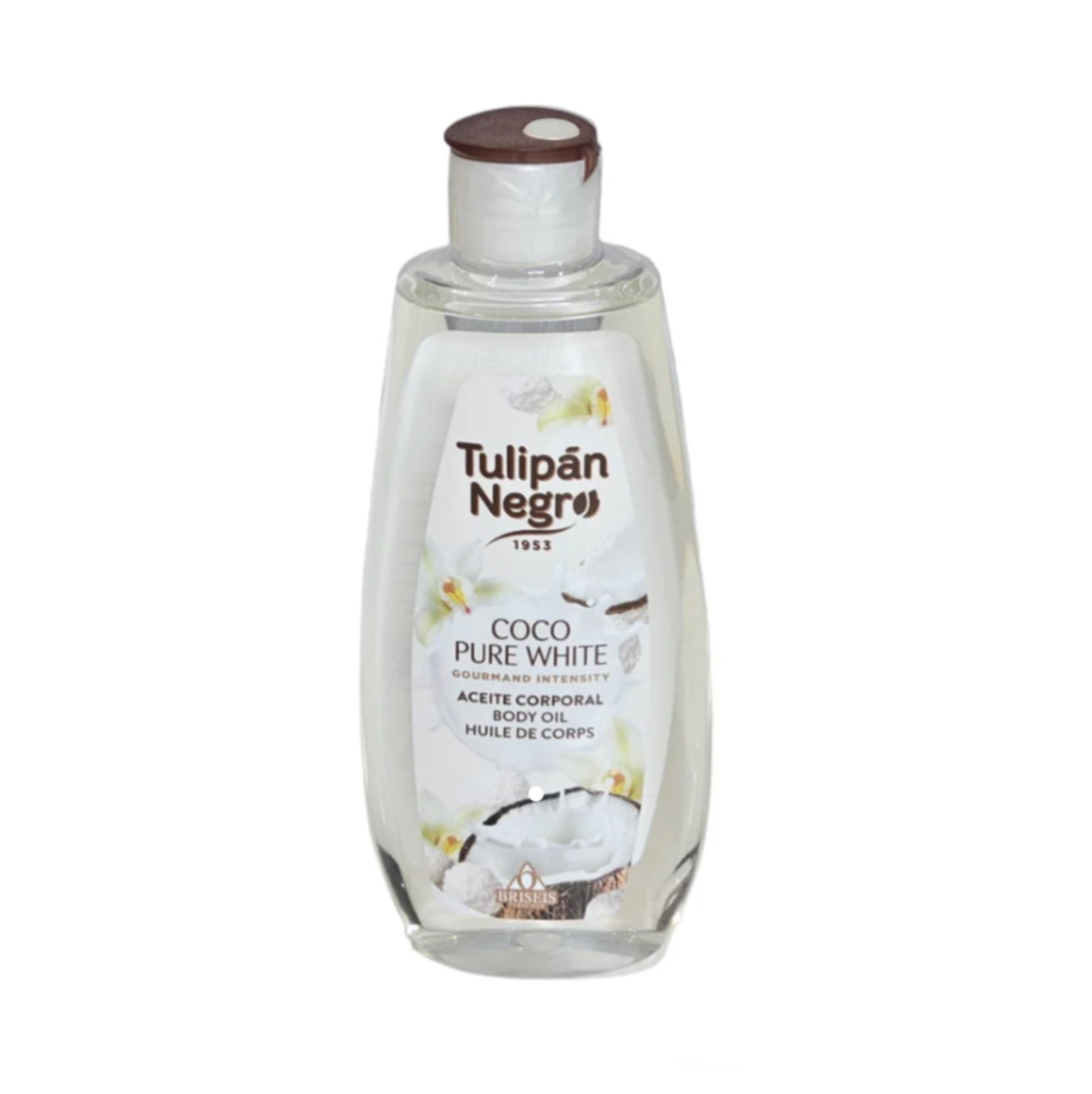 Aceite corporal de Coco (tulipán negro )￼