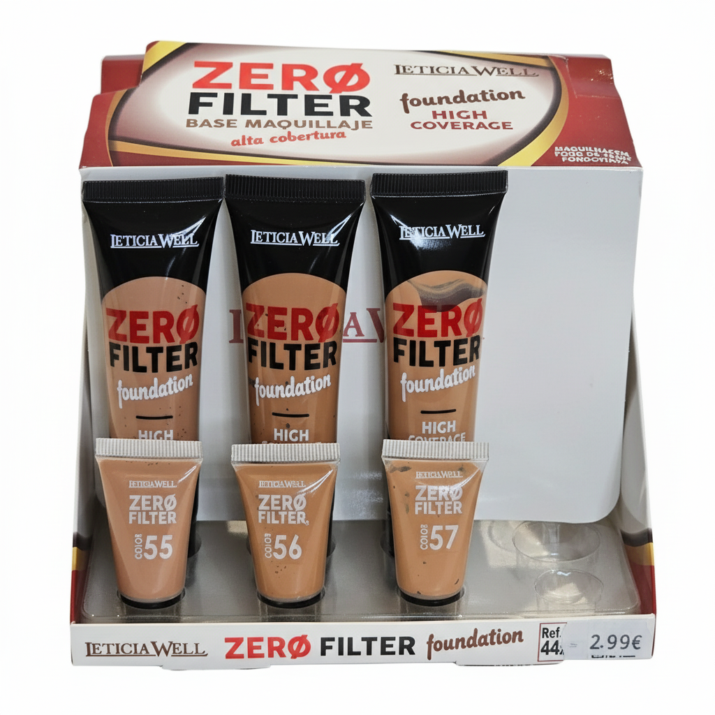 Base de maquillaje de alta cobertura Zero Filter
