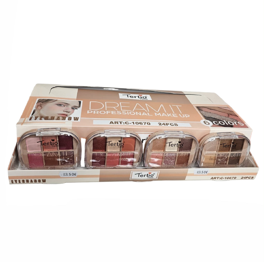 Paleta de sobras 6 colores