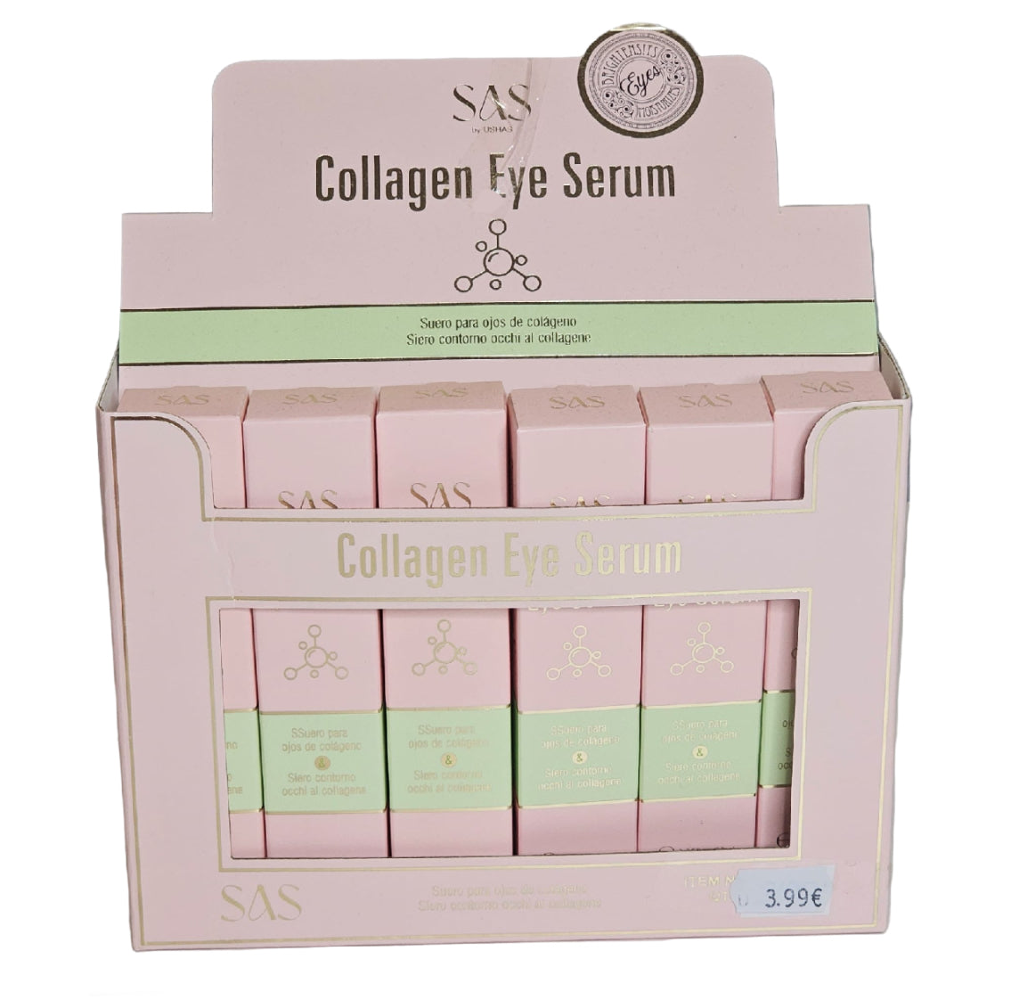 Serum ligero contorno de ojos colágeno