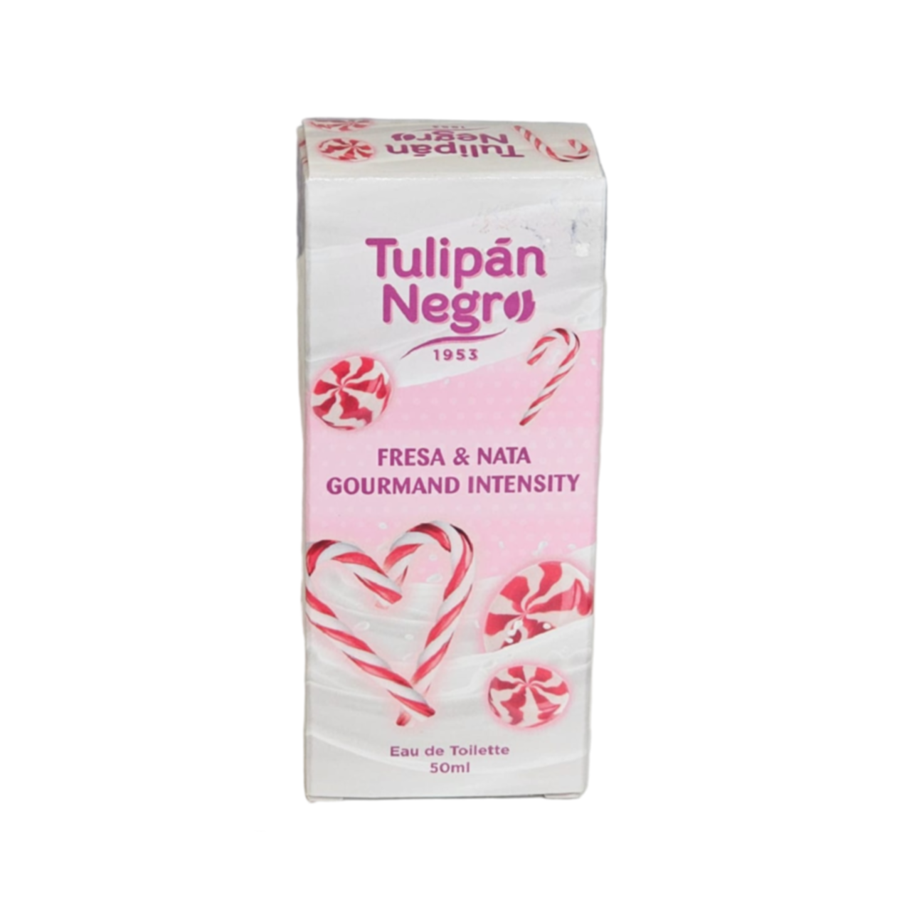 Colonia fresa y nata (tulipán negro )￼
