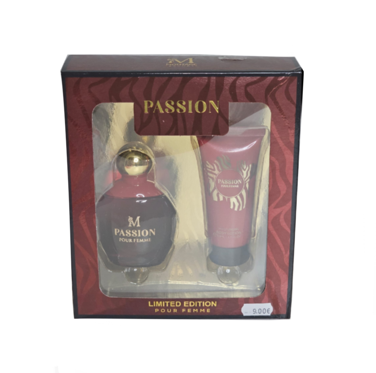 Set perfume + loción corporal passion( inspiración Poison)