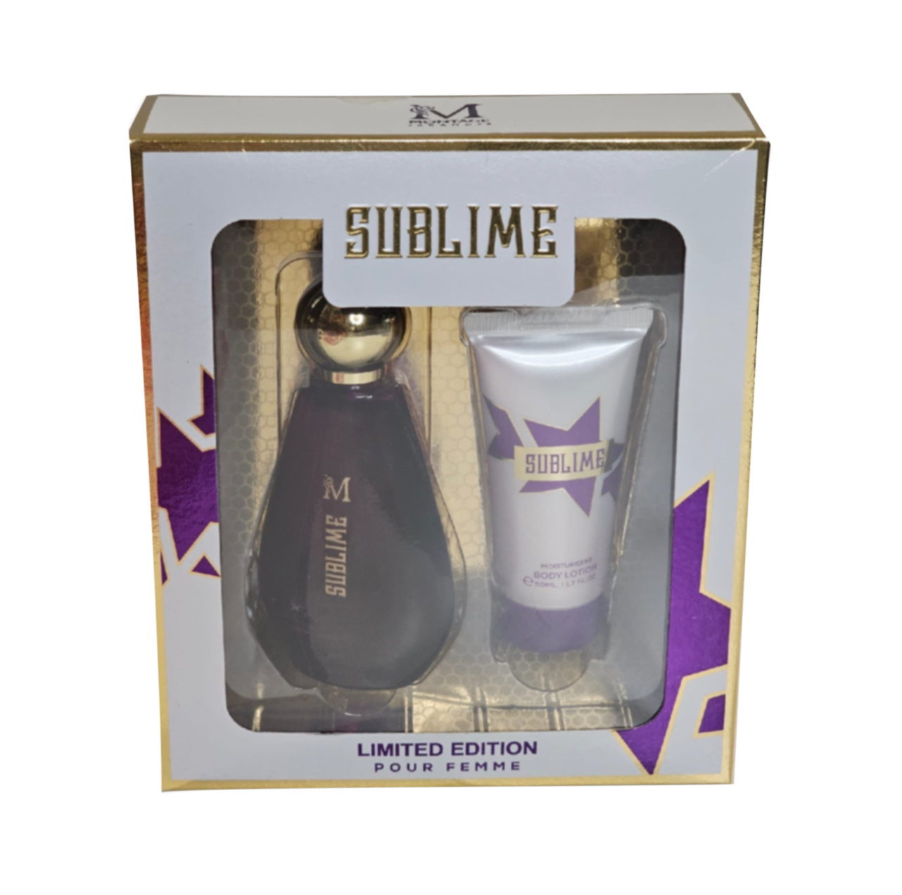 Set perfume + loción corporal Sublime (inspiración Alien )￼￼￼