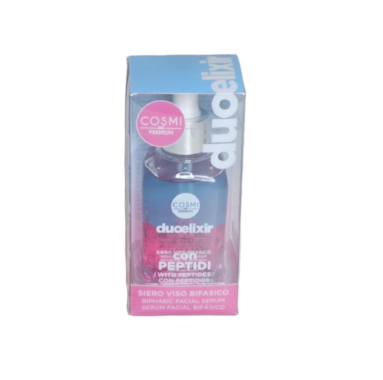 Serum facial bifásico con péptidos ( Agitar antes de usar )￼